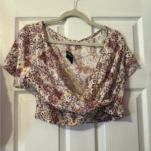Hollister Multicolor Paisley Blouse